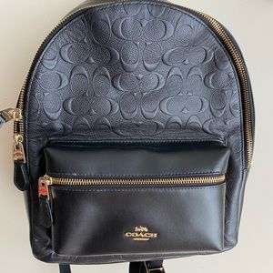 Mini Charlie Coach signature backpack